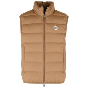 Moncler 'Contrin' Brown Polyester Vest Men